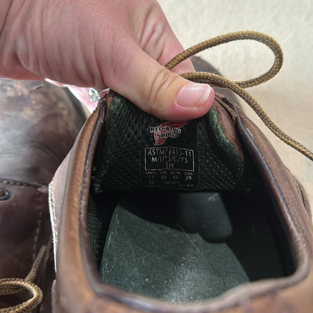 Red Wing Shoes Brown Leather Oxfords with Durable Soles - Picture 6 of 6